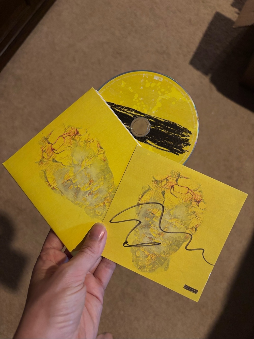 Signed Ed Sheeran Subtract CD